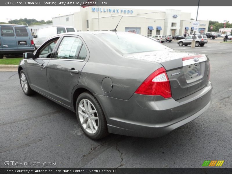 Sterling Grey Metallic / Charcoal Black 2012 Ford Fusion SEL