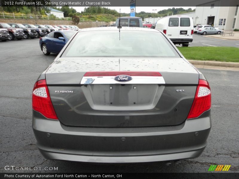 Sterling Grey Metallic / Charcoal Black 2012 Ford Fusion SEL