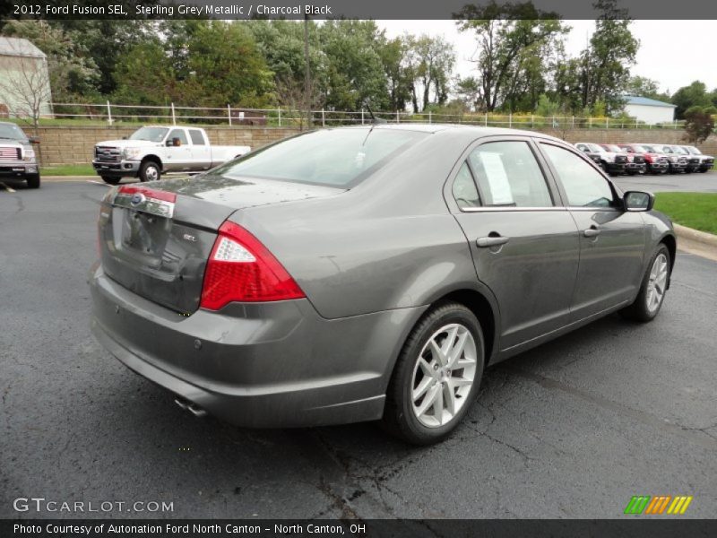 Sterling Grey Metallic / Charcoal Black 2012 Ford Fusion SEL