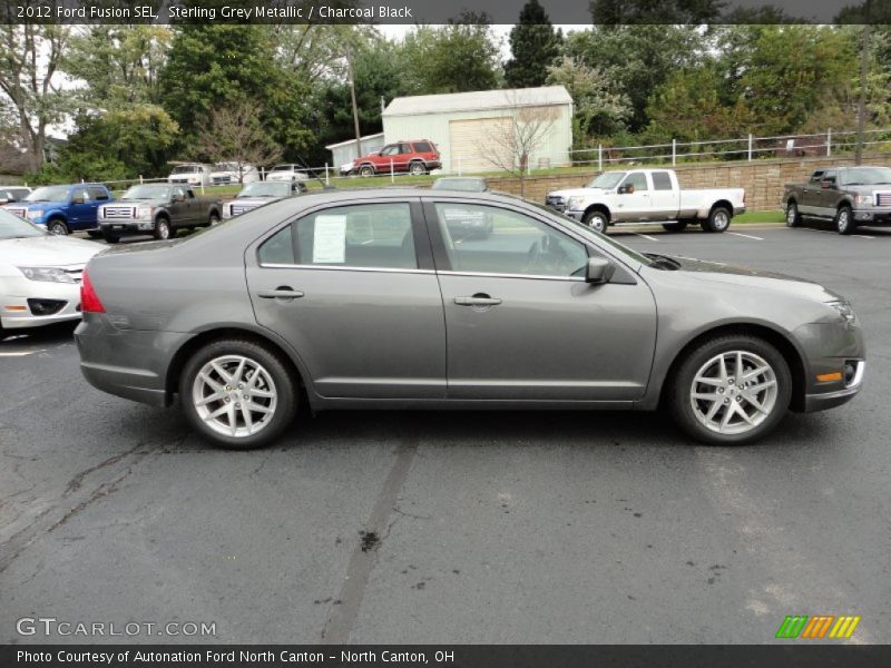 Sterling Grey Metallic / Charcoal Black 2012 Ford Fusion SEL