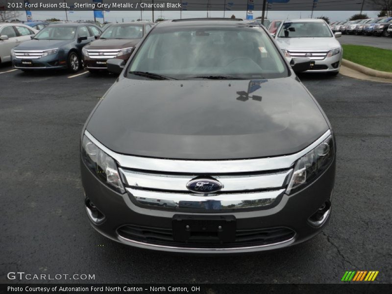 Sterling Grey Metallic / Charcoal Black 2012 Ford Fusion SEL