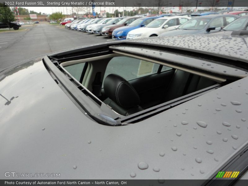 Sterling Grey Metallic / Charcoal Black 2012 Ford Fusion SEL