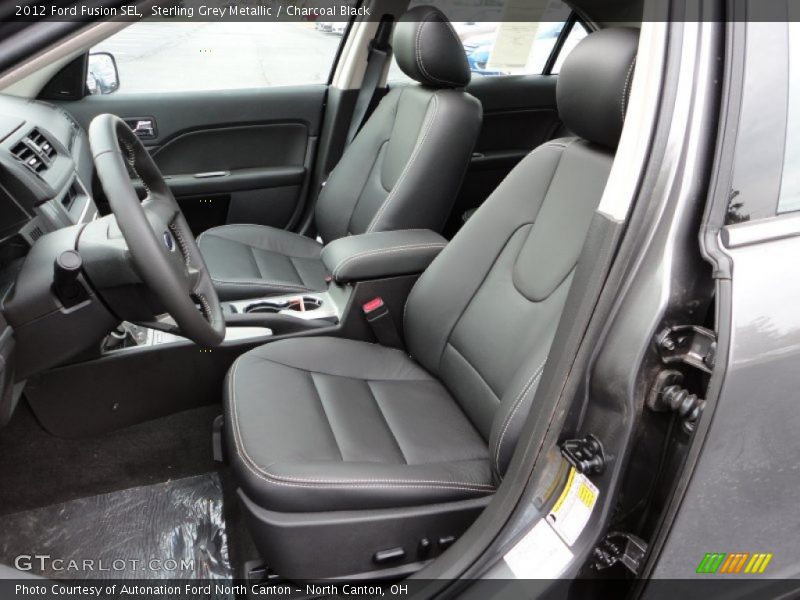 Sterling Grey Metallic / Charcoal Black 2012 Ford Fusion SEL