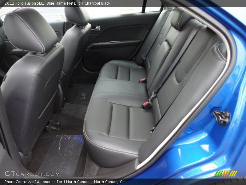 Blue Flame Metallic / Charcoal Black 2012 Ford Fusion SEL