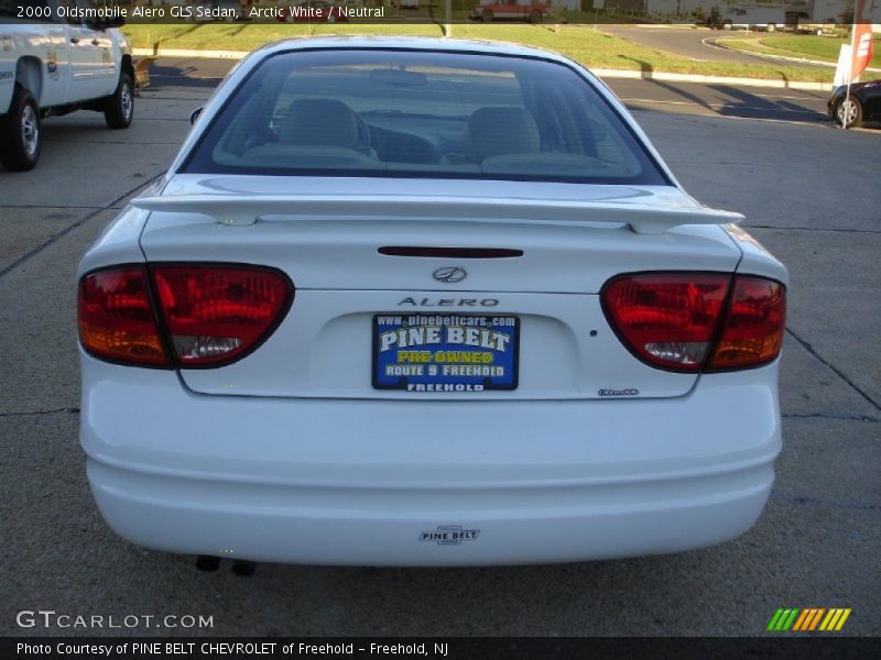 Arctic White / Neutral 2000 Oldsmobile Alero GLS Sedan