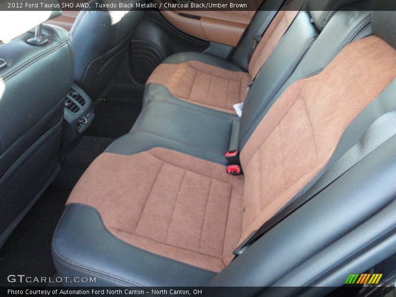  2012 Taurus SHO AWD Charcoal Black/Umber Brown Interior