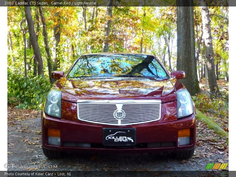 Garnet Red / Light Neutral 2003 Cadillac CTS Sedan