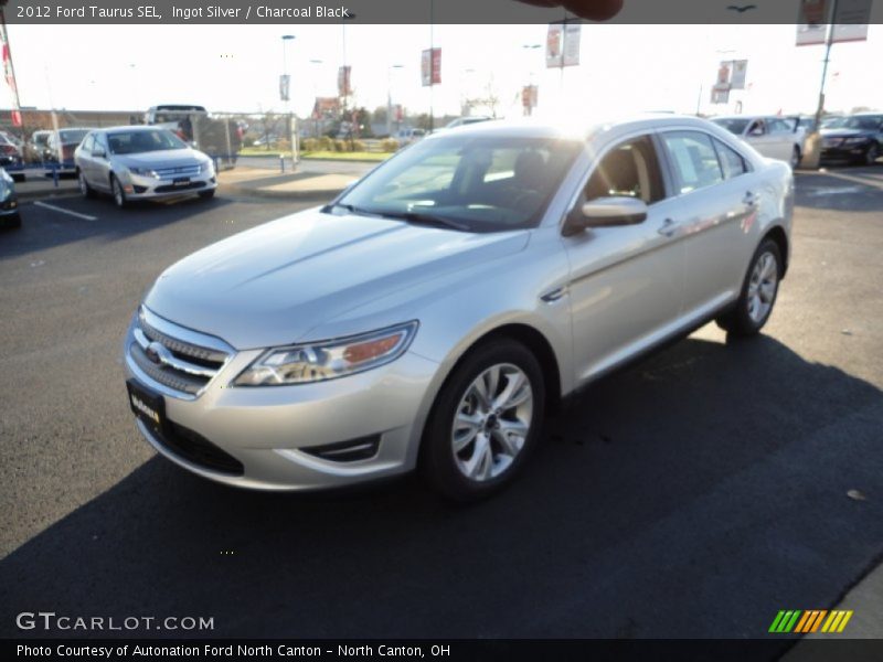 Ingot Silver / Charcoal Black 2012 Ford Taurus SEL