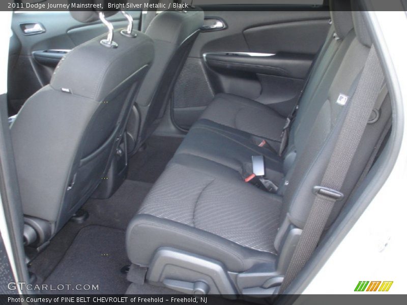 Bright Silver Metallic / Black 2011 Dodge Journey Mainstreet