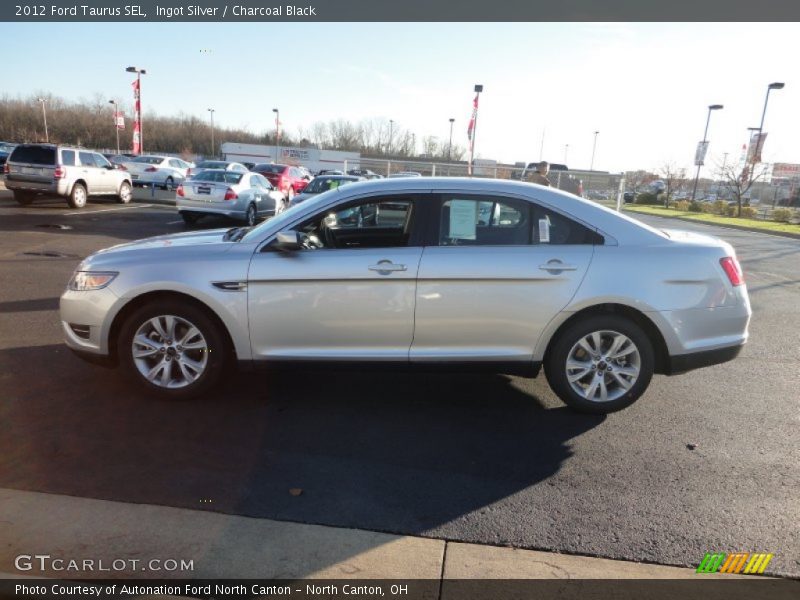 Ingot Silver / Charcoal Black 2012 Ford Taurus SEL