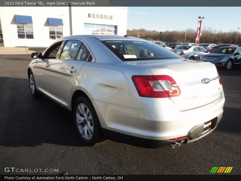 Ingot Silver / Charcoal Black 2012 Ford Taurus SEL