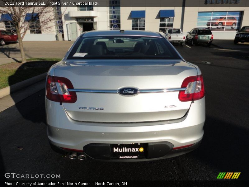 Ingot Silver / Charcoal Black 2012 Ford Taurus SEL