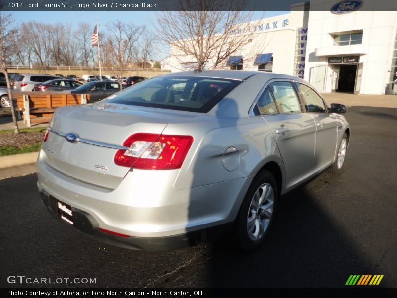 Ingot Silver / Charcoal Black 2012 Ford Taurus SEL