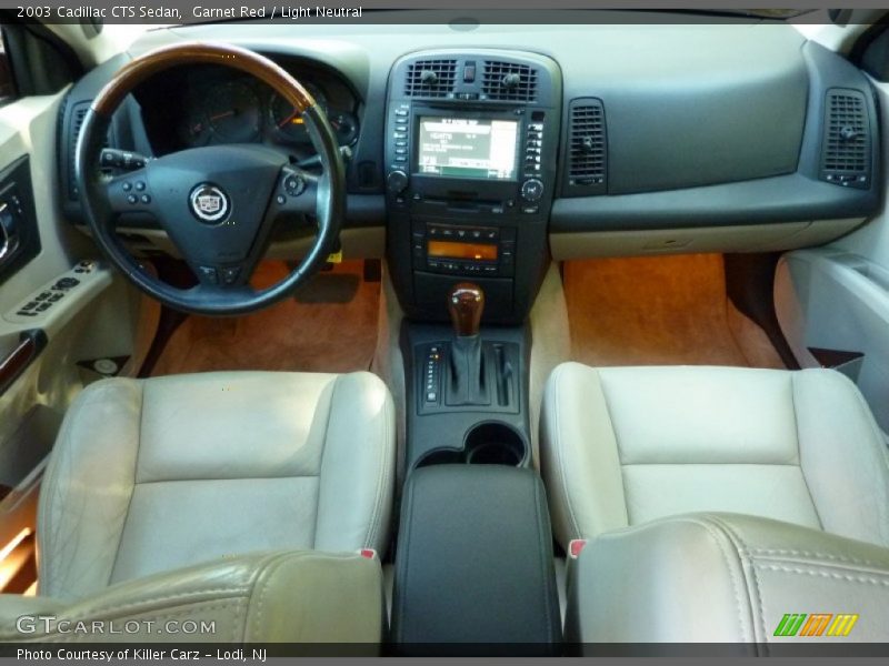 Garnet Red / Light Neutral 2003 Cadillac CTS Sedan