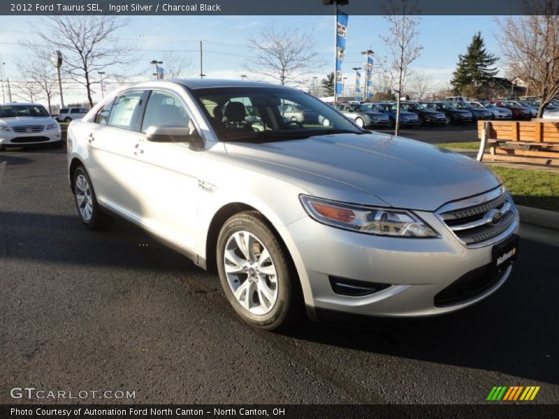 Ingot Silver / Charcoal Black 2012 Ford Taurus SEL