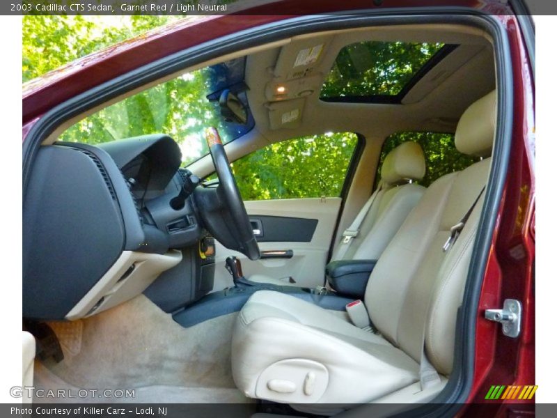 Garnet Red / Light Neutral 2003 Cadillac CTS Sedan