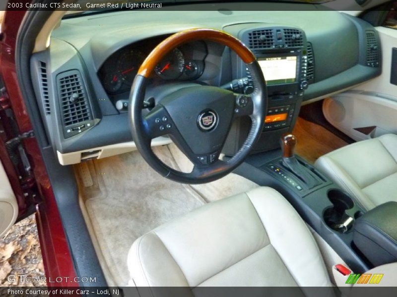 Garnet Red / Light Neutral 2003 Cadillac CTS Sedan
