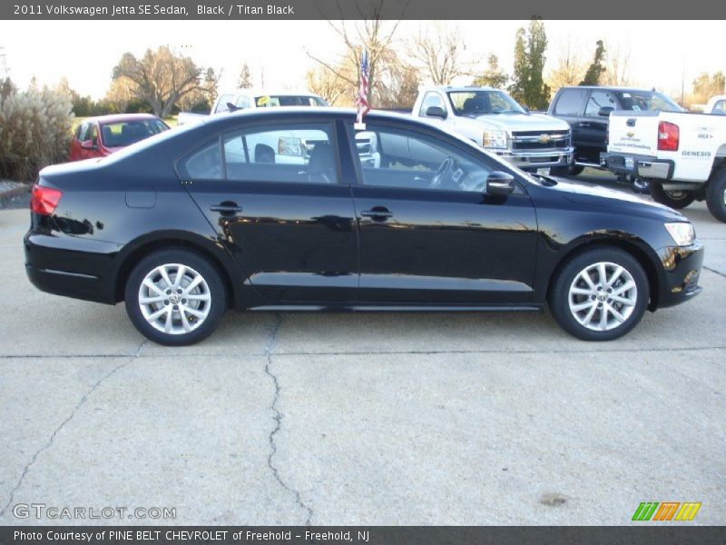 Black / Titan Black 2011 Volkswagen Jetta SE Sedan