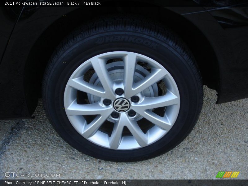 Black / Titan Black 2011 Volkswagen Jetta SE Sedan