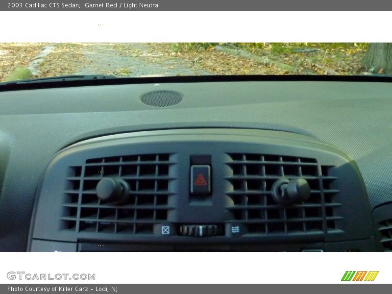 Garnet Red / Light Neutral 2003 Cadillac CTS Sedan
