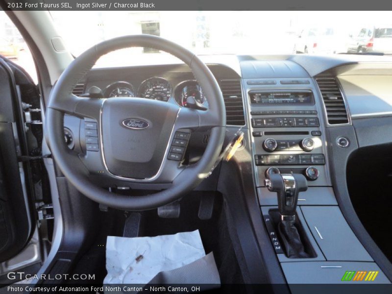 Ingot Silver / Charcoal Black 2012 Ford Taurus SEL