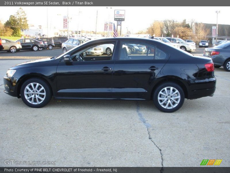 Black / Titan Black 2011 Volkswagen Jetta SE Sedan