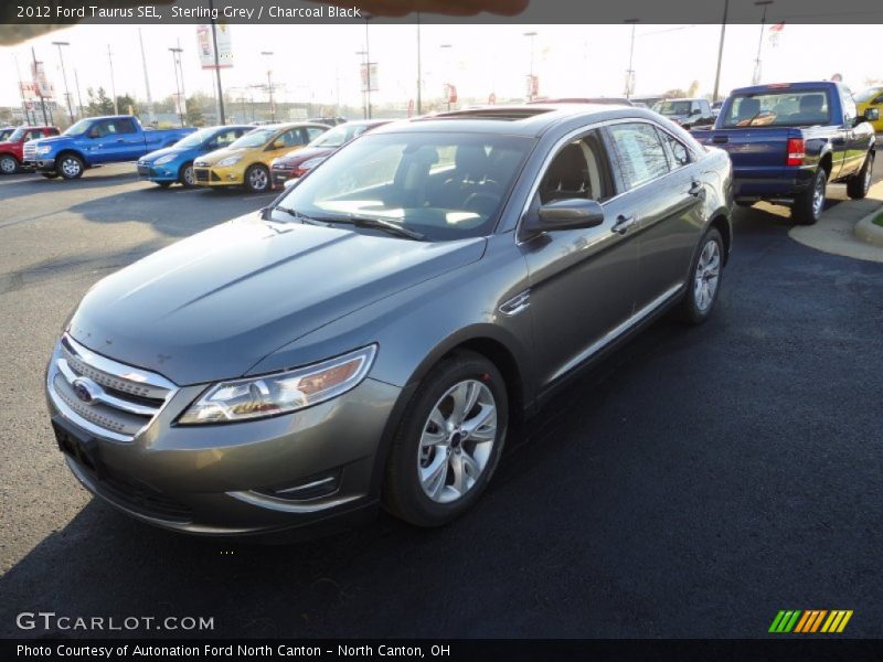 Sterling Grey / Charcoal Black 2012 Ford Taurus SEL