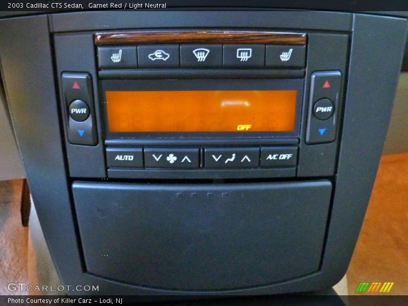 Garnet Red / Light Neutral 2003 Cadillac CTS Sedan