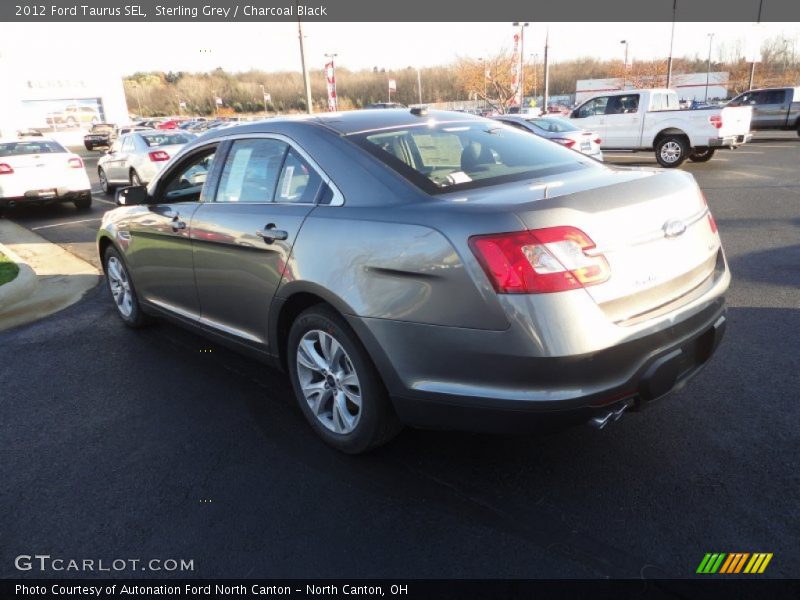 Sterling Grey / Charcoal Black 2012 Ford Taurus SEL