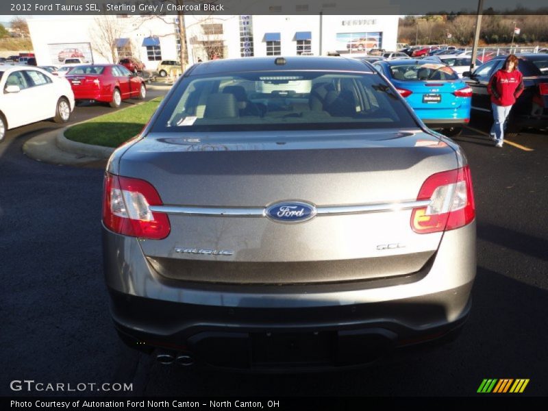 Sterling Grey / Charcoal Black 2012 Ford Taurus SEL
