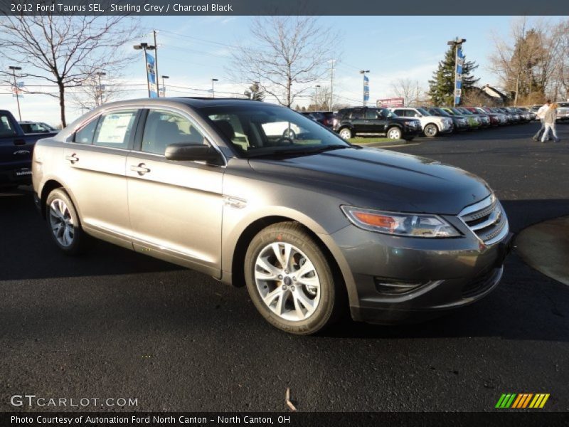 Sterling Grey / Charcoal Black 2012 Ford Taurus SEL