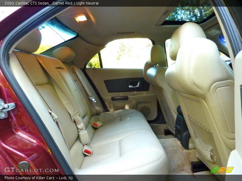 Garnet Red / Light Neutral 2003 Cadillac CTS Sedan