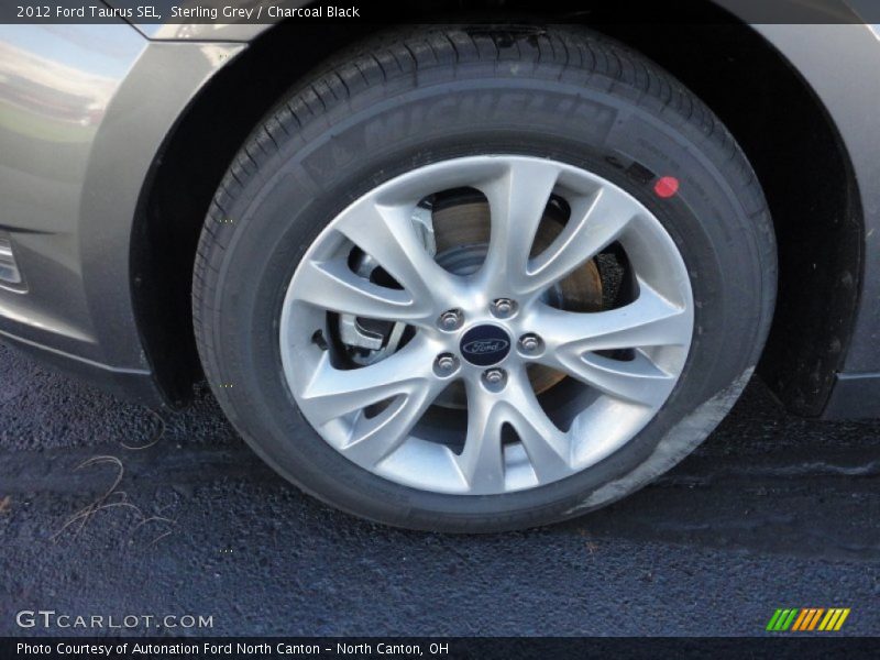 Sterling Grey / Charcoal Black 2012 Ford Taurus SEL