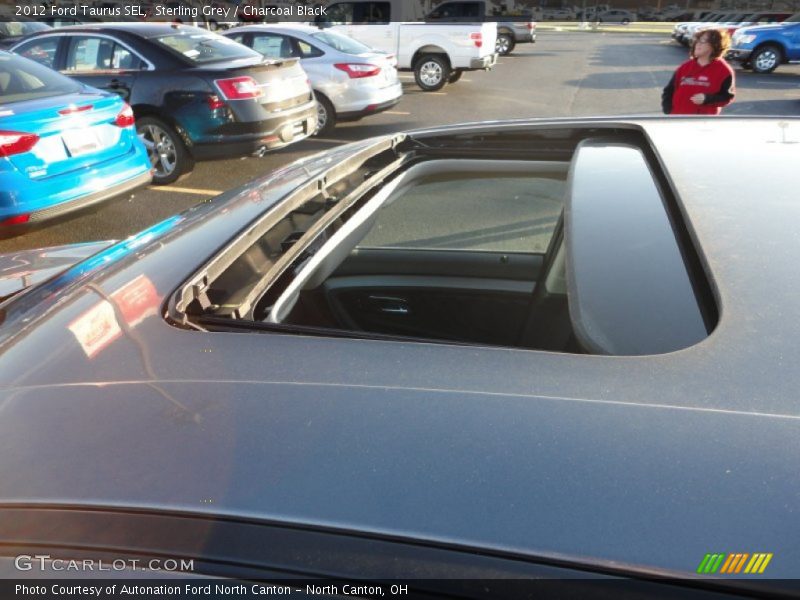 Sterling Grey / Charcoal Black 2012 Ford Taurus SEL