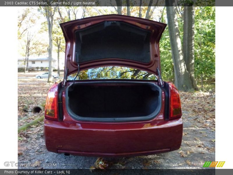 Garnet Red / Light Neutral 2003 Cadillac CTS Sedan