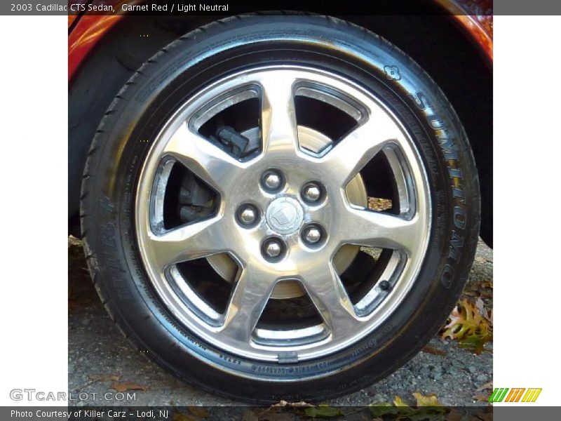 Garnet Red / Light Neutral 2003 Cadillac CTS Sedan