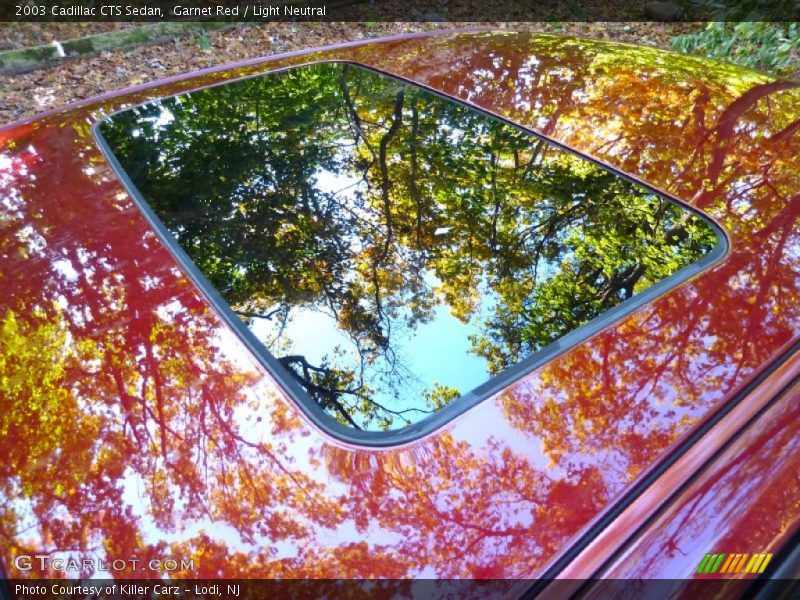 Garnet Red / Light Neutral 2003 Cadillac CTS Sedan