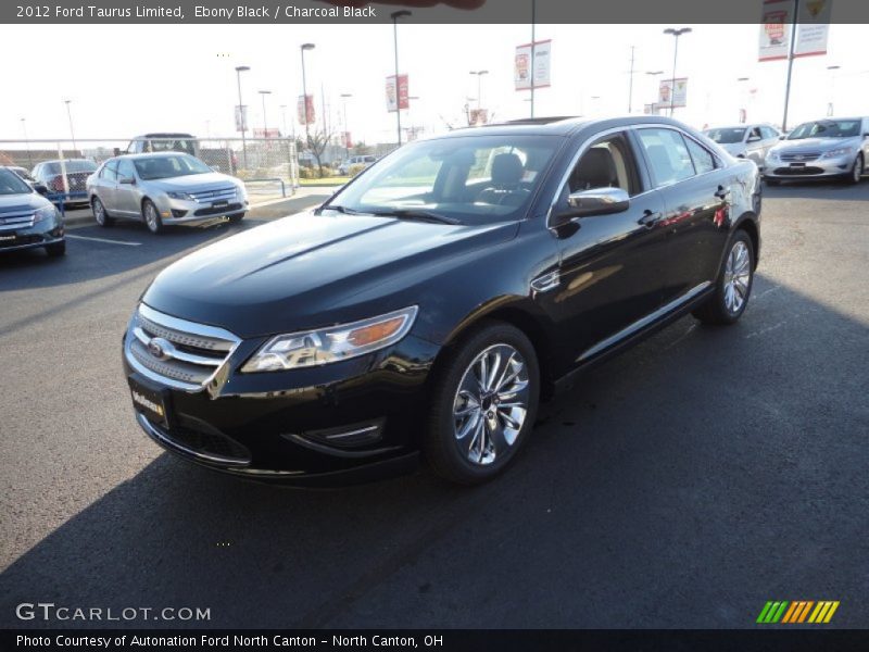 Ebony Black / Charcoal Black 2012 Ford Taurus Limited