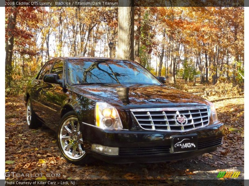 Black Ice / Titanium/Dark Titanium 2008 Cadillac DTS Luxury