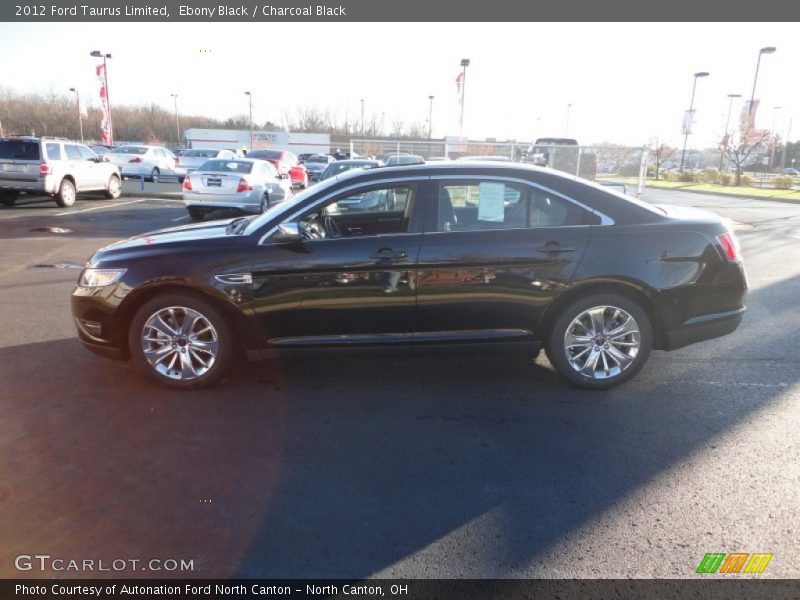 Ebony Black / Charcoal Black 2012 Ford Taurus Limited