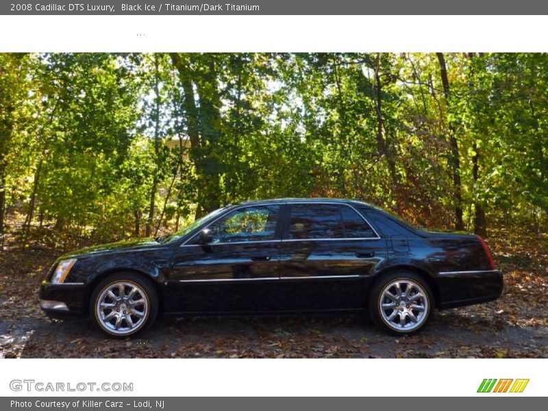 Black Ice / Titanium/Dark Titanium 2008 Cadillac DTS Luxury