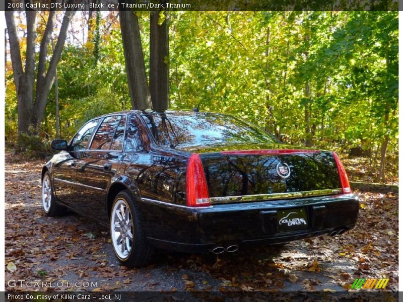 Black Ice / Titanium/Dark Titanium 2008 Cadillac DTS Luxury