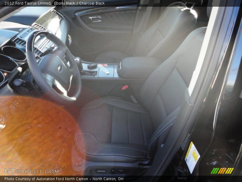 Ebony Black / Charcoal Black 2012 Ford Taurus Limited
