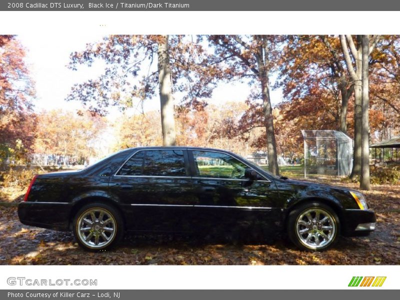 Black Ice / Titanium/Dark Titanium 2008 Cadillac DTS Luxury