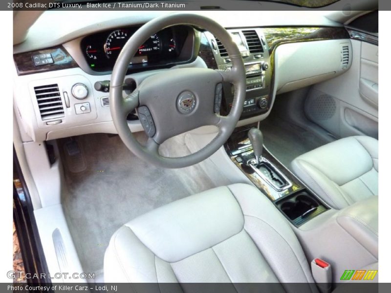 Black Ice / Titanium/Dark Titanium 2008 Cadillac DTS Luxury