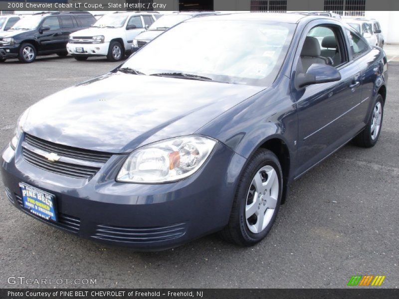 Slate Metallic / Gray 2008 Chevrolet Cobalt LT Coupe