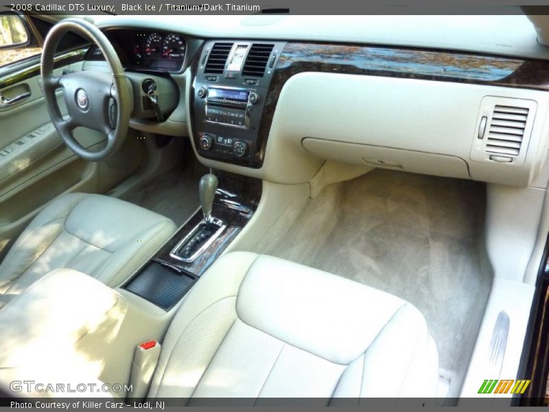 Black Ice / Titanium/Dark Titanium 2008 Cadillac DTS Luxury