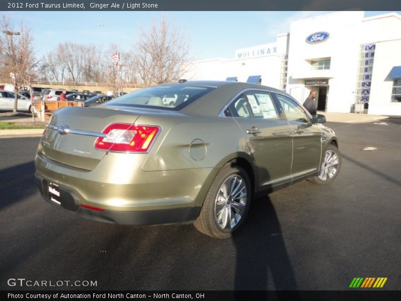 Ginger Ale / Light Stone 2012 Ford Taurus Limited