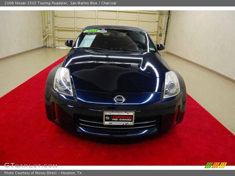 San Marino Blue / Charcoal 2008 Nissan 350Z Touring Roadster