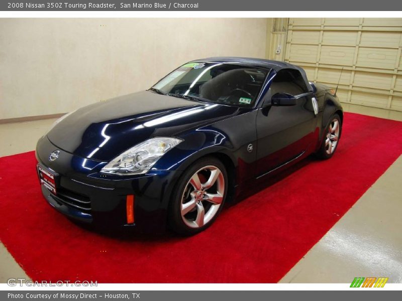 San Marino Blue / Charcoal 2008 Nissan 350Z Touring Roadster